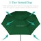 Best Choice Products 10ft 3-Tier Solar Patio Umbrella w/ 24 LED Lights, Tilt Adjustment, Easy Crank